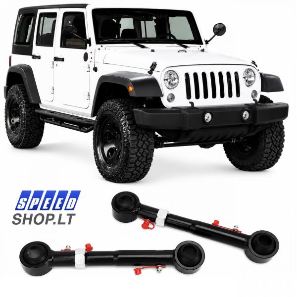 JEEP WRANGLER JK JKS priekiniam stabilizatoriui iš nerūdijančio plieno, 2/5–6/0 colių aukščio reguliavimo, greitesnio atskyrimo sistema